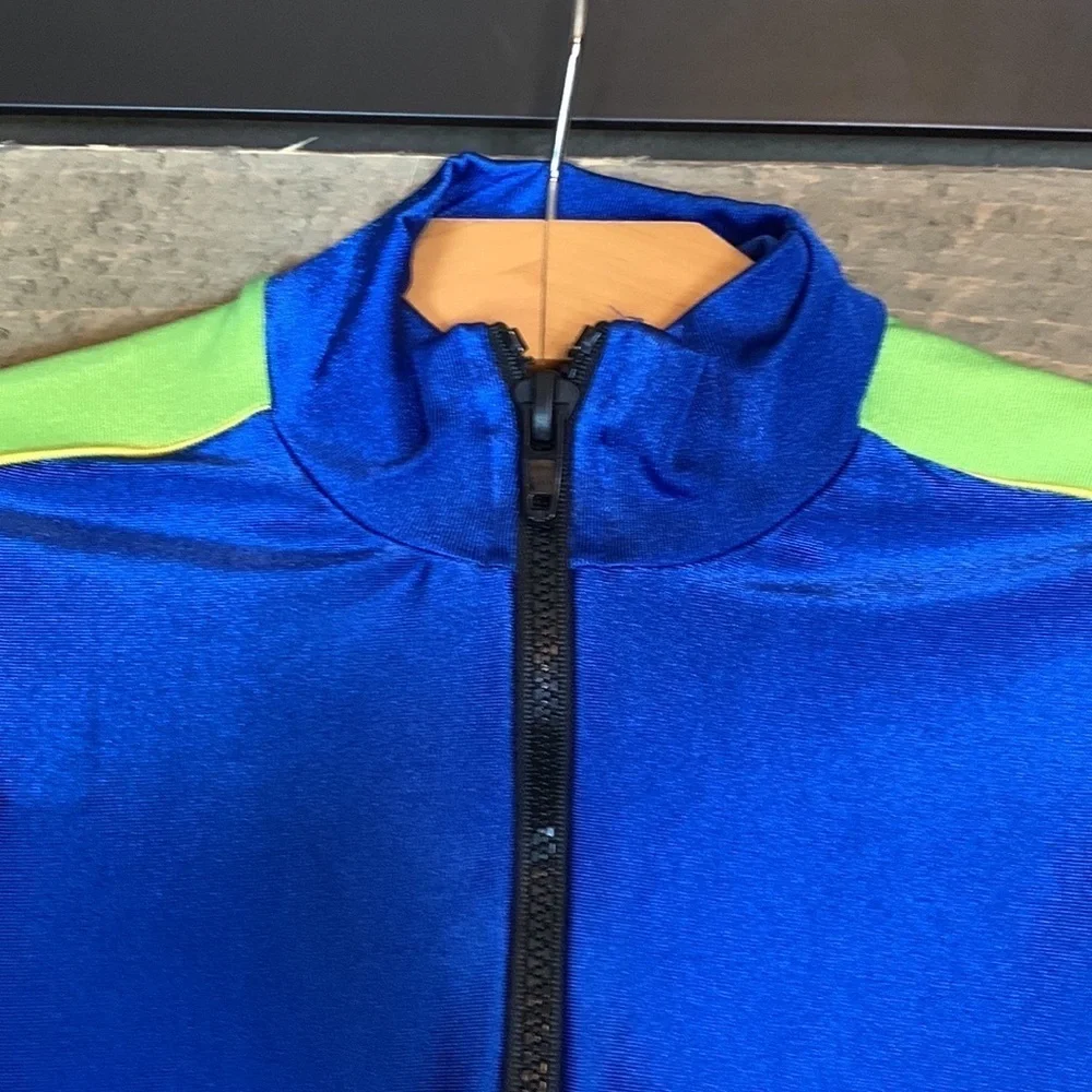 Vintage Henderson Aquatics wetsuit Blue and green Size XS - Picture 3 of 9